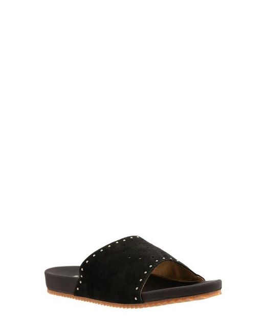 Revitalign Black Sofia Stud Slide Sandal