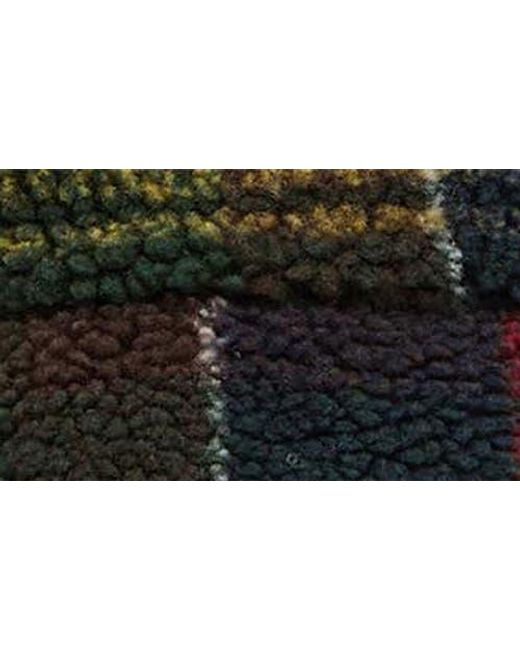 Barbour Green Field Tartan Fleece Bucket Hat for men