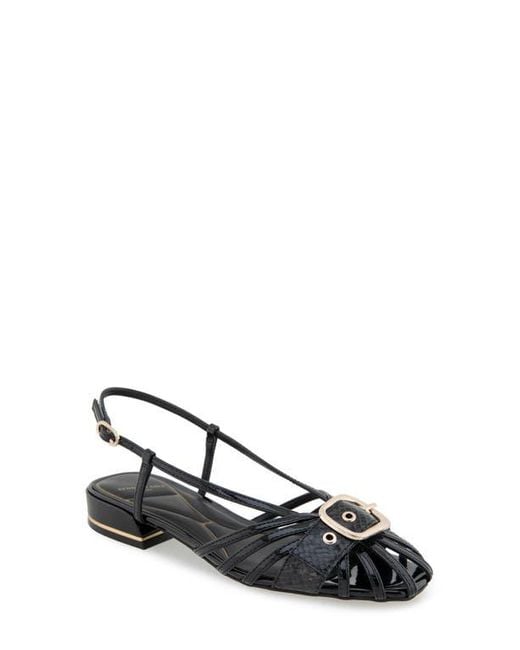 Kenneth Cole Black Farrah Slingback Sandal
