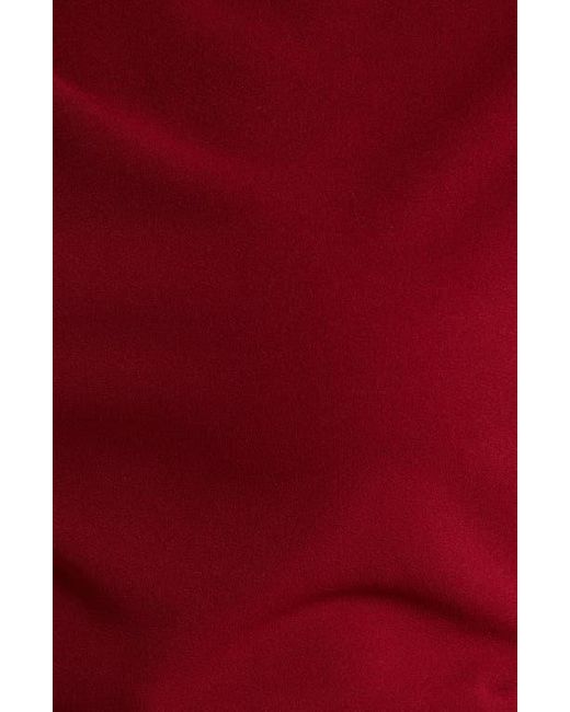 NIKKI LUND Marilyn Ruched Knit Dress in Red | Lyst NIKKI LUND Marilyn Ruched Knit Dress in Red | Lyst
