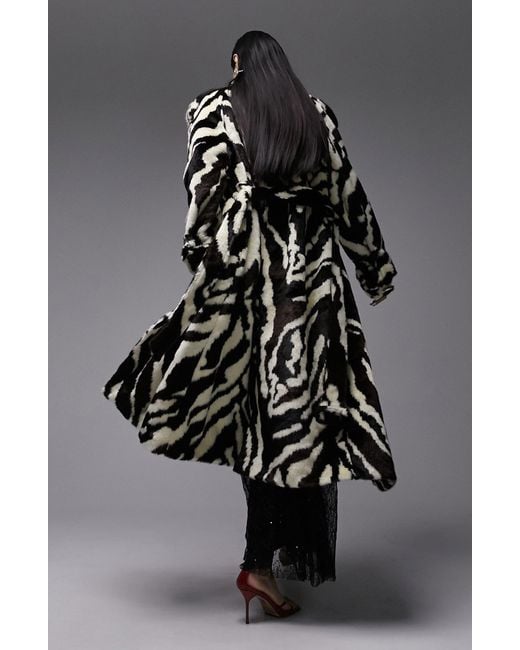 Topshop 2024 zebra coat