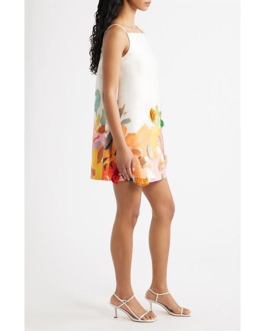 Acler Multicolor Java Floral Print Minidress