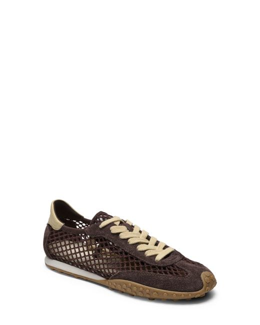 HOFF Brown Bridge Fishnet Sneaker