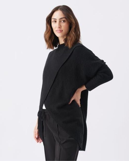 Ripe Maternity Black Hallie Cross Over Knit