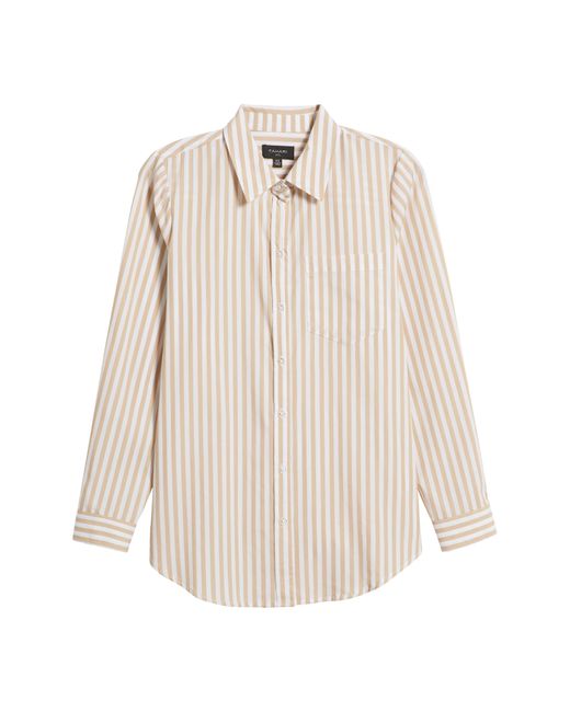 Tahari Natural Stripe Button-up Shirt