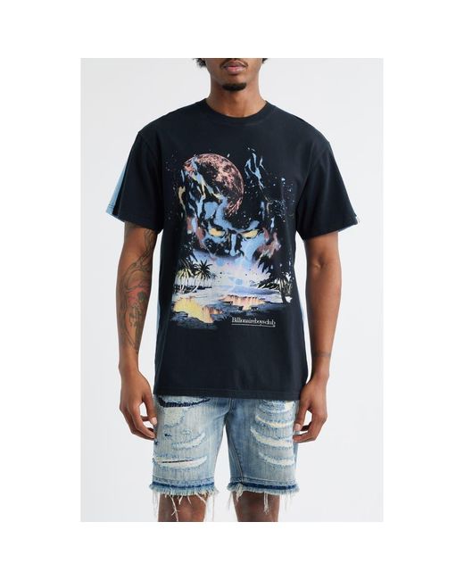 BBCICECREAM Blue Bb Beyond Reversible Graphic T-Shirt for men