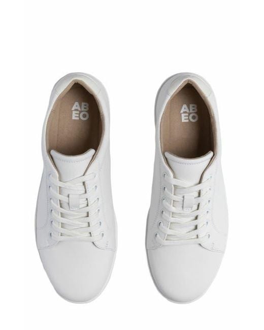 ABEO White Encore Sneaker