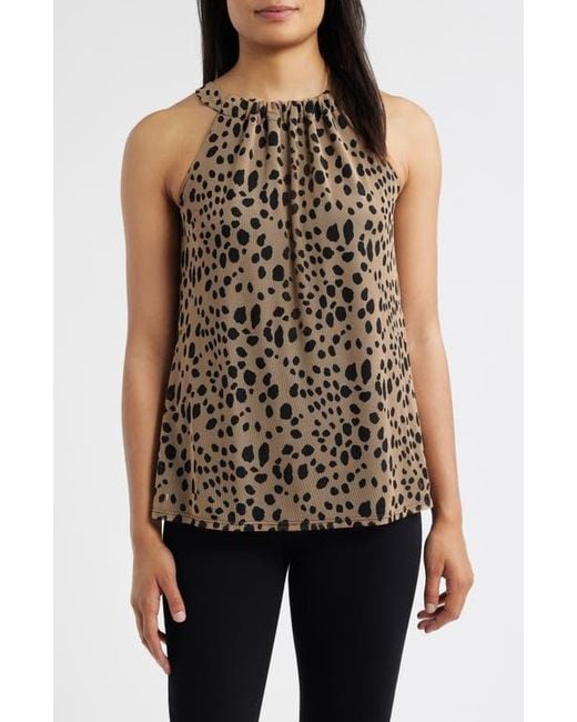 Loveappella Brown Halter Top