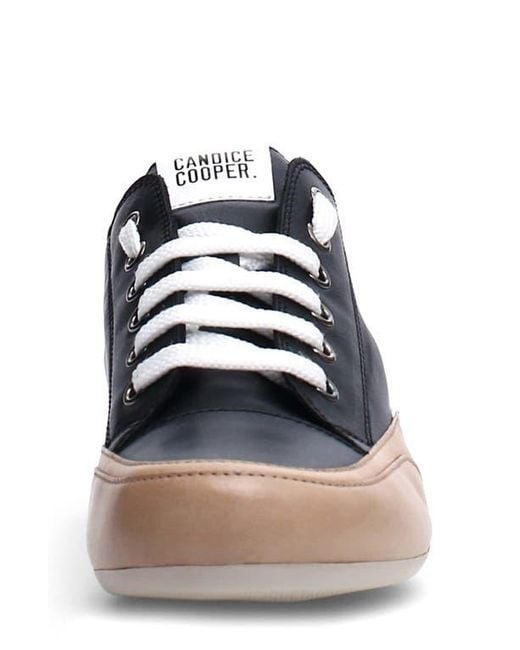 Candice Cooper Blue Rock Patch Metallic Sneaker