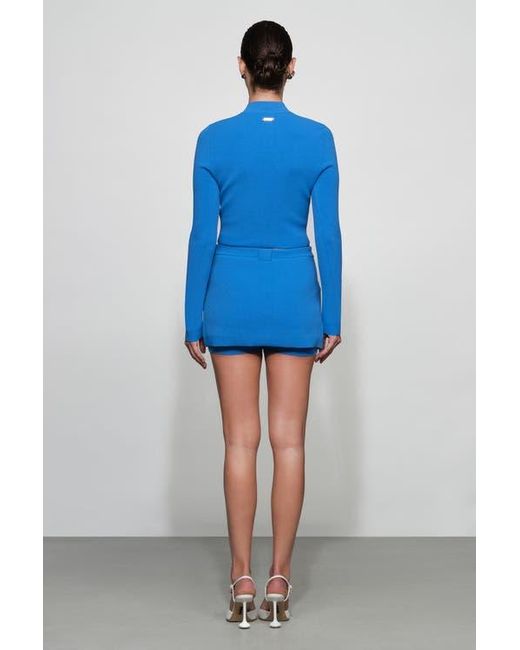Et Ochs Blue Dev Knit Skort