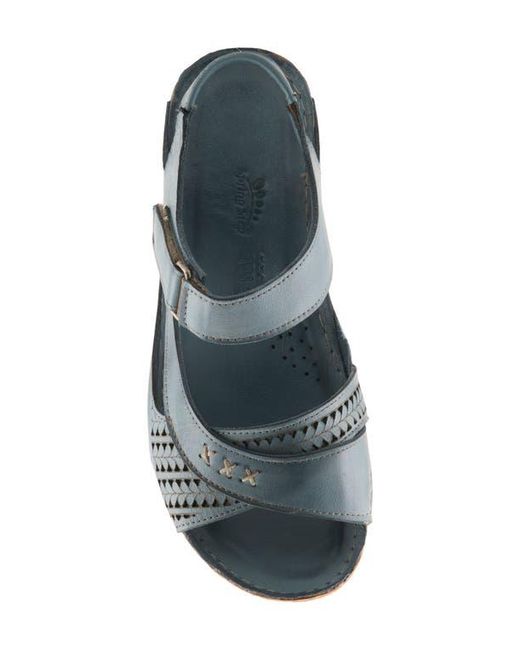 Spring Step Blue Galaire Sandal
