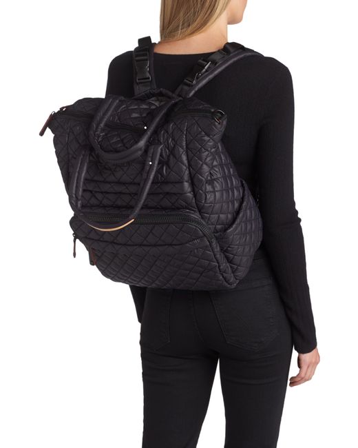 MZ Wallace Metro Utility Backpack in Black | Lyst