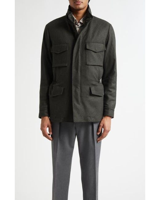 Boglioli Black Padded Field Jacket for men