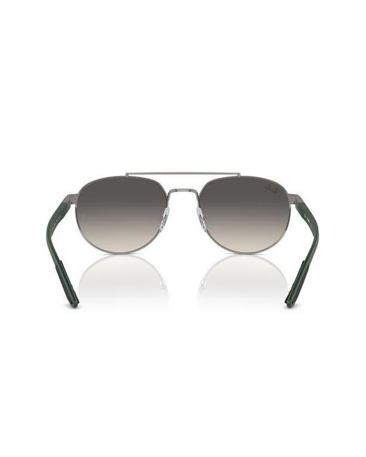 Ray-Ban Gray 56Mm Gradient Irregular Sunglasses for men