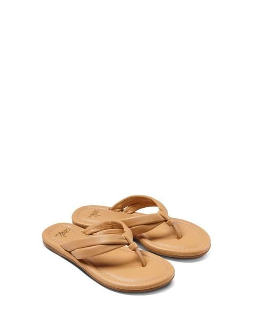 Beek Natural Padded Strap Flip Flops