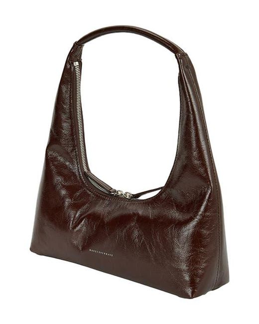 MARGE SHERWOOD Brown Leather Hobo Bag