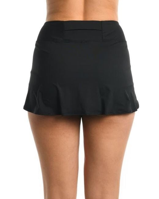 la-blanca-island-goddess-sport-skirted-bikini-bottoms-in-black-lyst