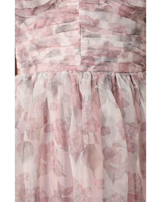 Petal & Pup Pink Floret Bow Strap Midi Sundress