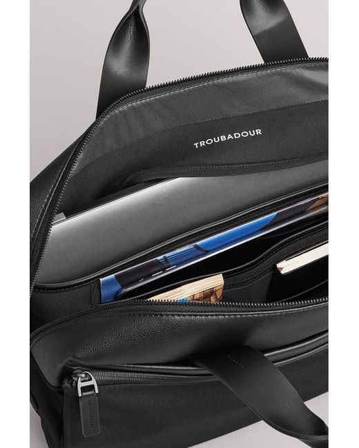 Troubadour Black Apex Briefcase