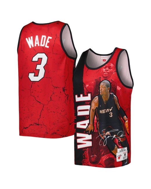 Mitchell & Ness Dwyane Wade Miami Heat 2005-06 Hardwood Classics Player ...