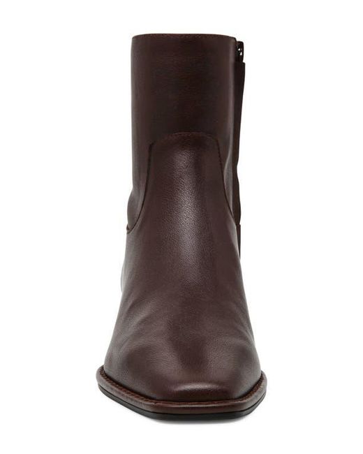 Steve Madden Brown Define Block Heel Bootie