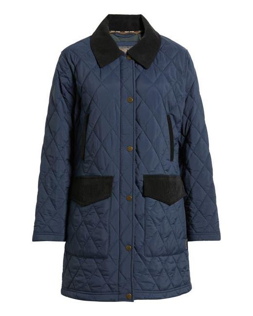 Pendleton Blue Sun River Quilted Field Coat