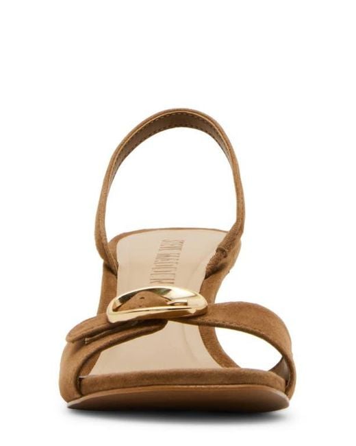Steve Madden Brown Henrietta Slingback Sandal
