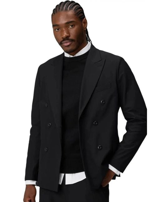 Fabletics Black The Don Double Breasted Blazer for men