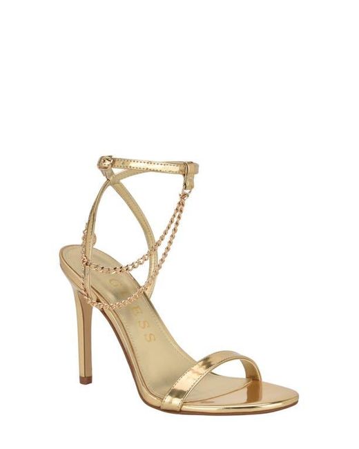 Guess Metallic Miamy Ankle Strap Sandal