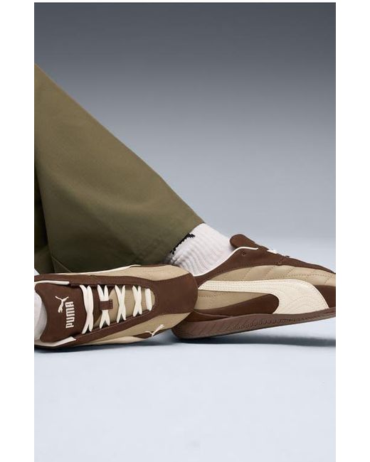 PUMA Brown Speedcat Plus Quilted Sneaker for men