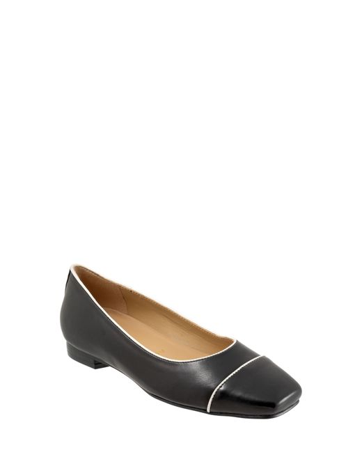 Trotters Multicolor Harbor Cap Toe Flat