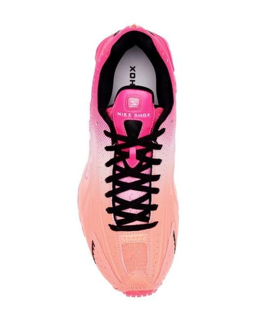 Nike Pink Shox R4 Sneaker