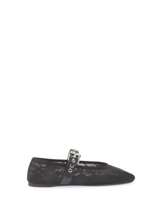 Miu Miu Black Mary Jane Ballet Flat