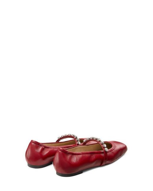 Stuart Weitzman Red Goldie Ballet Flat