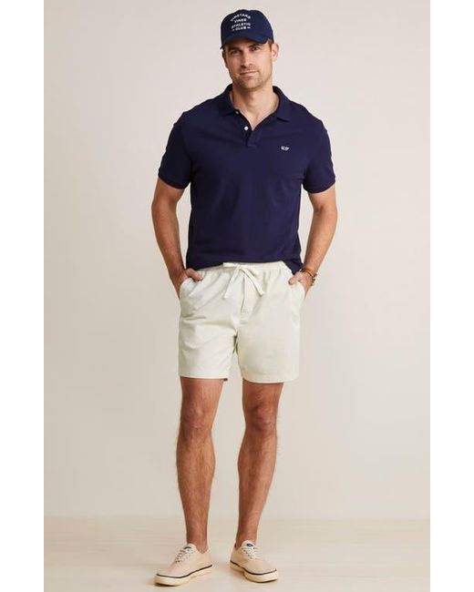 Vineyard Vines Natural 7-Inch Pull-On Island Shorts for men