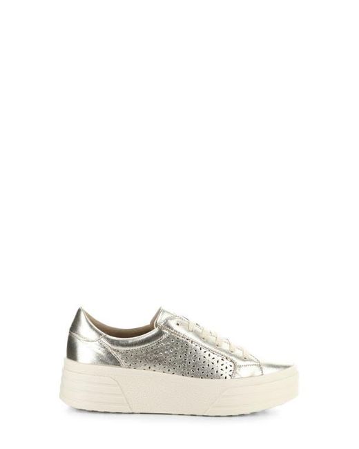 Bos. & Co. White Lotta Platform Sneaker