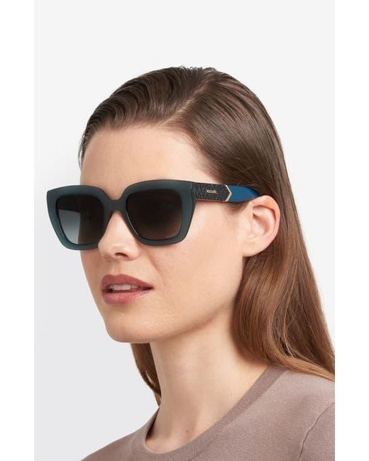 Missoni Multicolor 52Mm Gradient Square Sunglasses