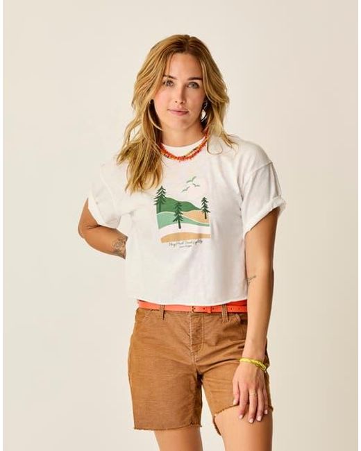 Carve Designs Natural Parker Graphic Tee