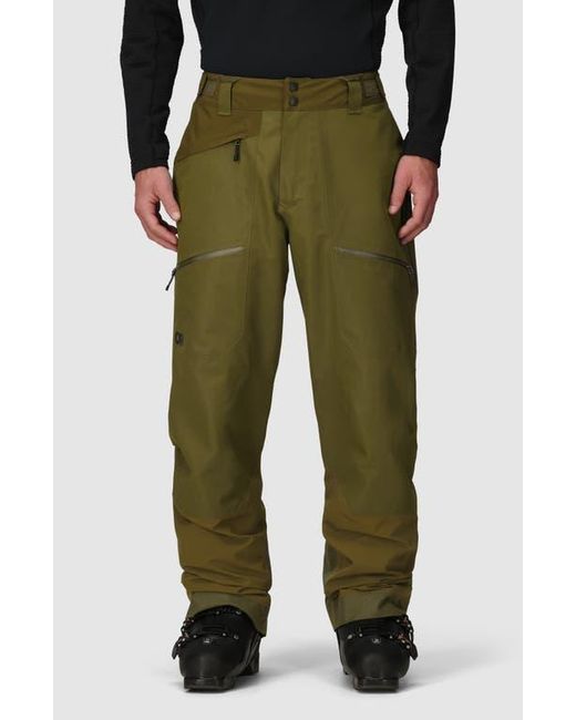 Outdoor Research Green Powderverse Snow Pants for men