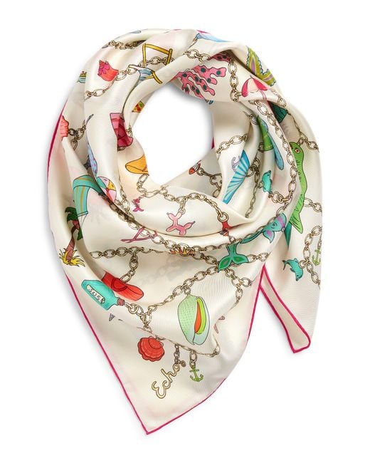 Echo Green Charmed Life Silk Scarf