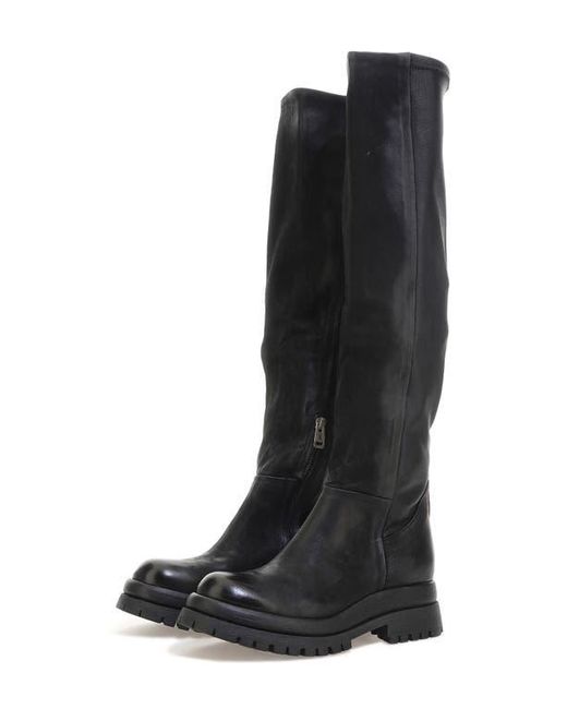 A.s.98 Blue Devy Over The Knee Boot