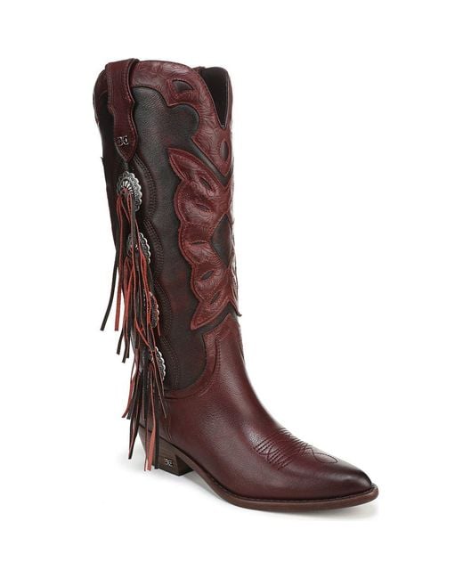 Sam Edelman Brown Rhett Western Boot