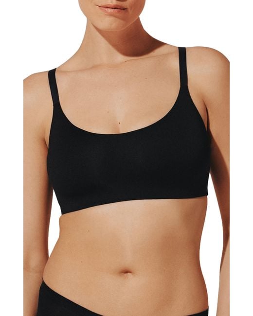 Thirdlove Black Thermoregulating Tempsync Wireless Scoop Bra