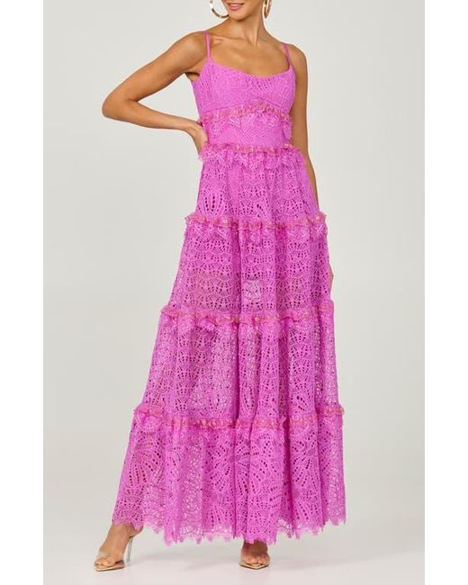 HELSI Pink Frederica Lace Dress