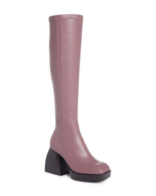 Jeffrey Campbell Purple Dauphin Over The Knee Boot