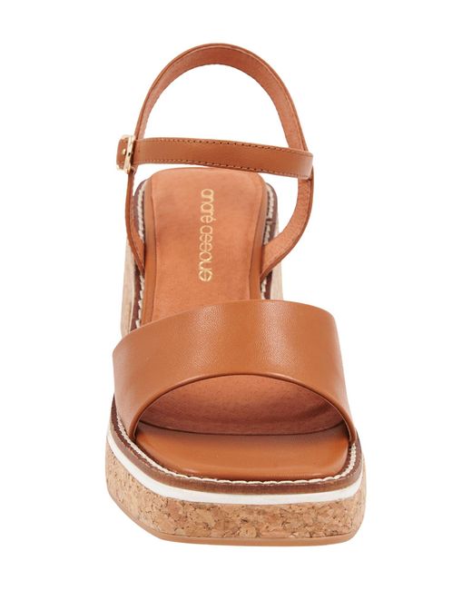Andre Assous Brown Louise Featherweights Sandal