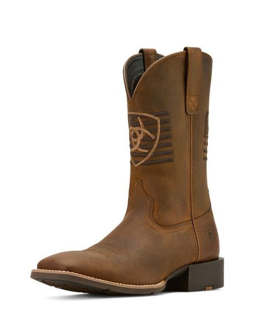 Ariat Brown Sport Freedom Western Boot for men