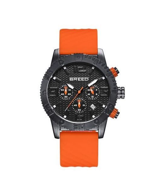 Breed Multicolor Double Agent Chronograph Watch With Date for men