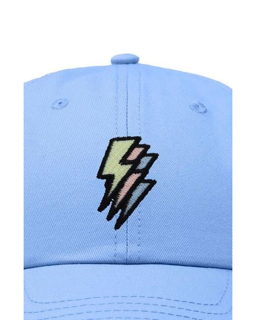 Alix Blue Lightning Cap for men
