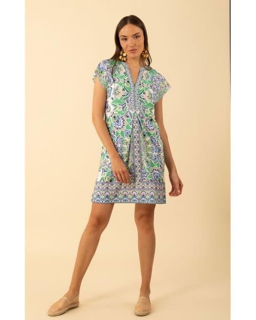 Hale Bob Blue Cadence Jersey Dress